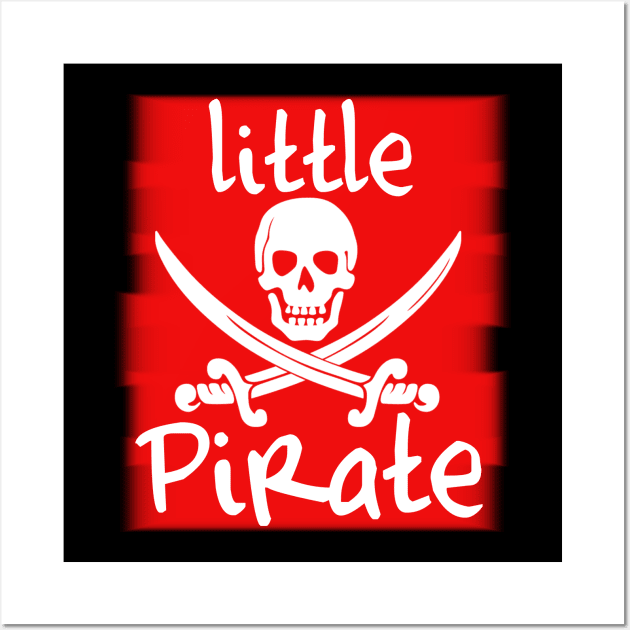 Pirate flag for little pirates Wall Art by SpassmitShirts